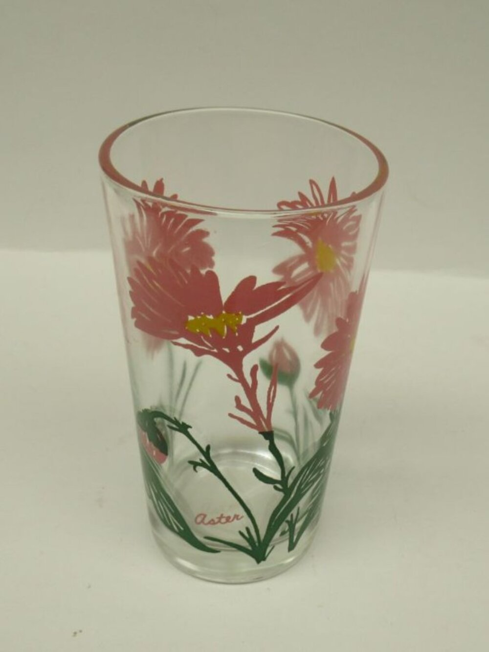 Boscul Vintage Pink ASTER 5 Inch High Peanut Butter Glass